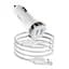 Адаптер автомобильный HOCO Type-C Cable Superior dual port car charger set Z40 черный зарядный - миниатюра 7
