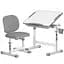 Комплект мебели Evo-kids Evo-06 Plus Grey: стол+стул (Evo-06 Plus G) - миниатюра 1