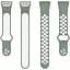 Ремінець DK CDK Silicone Sport Band Nike для Huawei Band 6 (012812) (light green / white) - мініатюра 2