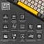 Клавіатура Epomaker AK820 Pro Gift Switch Black механічна бездротова (AK820-PRO-B-G)  - мініатюра 16