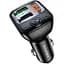 FM трансмітер модулятор Borofone BC41 Eminency QC3.0 Bluetooth чорний - мініатюра 4