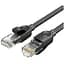 Патч-корд 3м, UTP cat 6 RJ-45 black Vention (IBNBI) - мініатюра 1