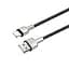 Кабель ColorWay USB - Lightning (M/M), metal head, 2.4 А, 1 м, Black (CW-CBUL046-BK) - миниатюра 5