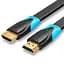 Кабель HDMI Vention HDMI 2.0 Flat HDMI Cable 1M Black (VAA-B02-L100) - миниатюра 1