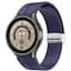 Ремешок для Samsung Galaxy Watch 5 44mm - синий ширина крепления 20мм силикон Watchbands Cls (W15-3WB62143697) - миниатюра 1