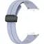 Ремінець DK CDK для Xiaomi Mi Smart Band 9 Pro Silicone Sport Magnetic (017766) (lilac / black) - мініатюра 1