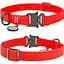 Ошейник для собак Waudog Waterproof, коллартекс, водостойкий, с QR паспортом, 35-58х2,5 см, красный - миниатюра 3