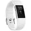 Силиконовый ремешок Primolux для фитнес браслета Fitbit Charge 2 S White - миниатюра 1