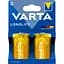 Батарейки Varta Longlife D Bli Alkaline, 2 шт. - мініатюра 1