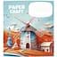 Зошит учнівський Paper craft Школярик 012-3354C-5 в косу лінію 12 аркушів - мініатюра 1