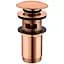 Донний клапан Omnires click-clack copper A706CP, Золотий - мініатюра 1