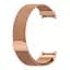 Ремінець для Samsung Galaxy Watch 4 44mm - Rose Gold Watchbands Milanese Loop ширина кріплення 20мм металевий (WB00S4MMILANESE4ROSEGOLD444) - мініатюра 3