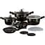 Набор посуды из 13 предметов Berlinger Haus Metallic Line Shiny Black Collection (BH-7032) - миниатюра 1