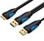 Кабель Vention USB3.0 A Male to Micro B Male Hard Disk Cable with USB2.0 Male 1M Black (VAS-A62-B100) - миниатюра 1