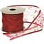 Стрічка декоративна Jumi з червоним візерунком 2.7 м (5900410379961) - мініатюра 1