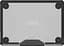 UAG Чохол для MacBook Air 13(2022-2025), Plyo, Ice/Black - мініатюра 6