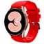 Ремінець для Samsung Galaxy Watch 5 40mm - червоний ширина кріплення 20мм силікон Watchbands Gear (W44-6WB99567427) - мініатюра 2