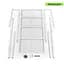 Стелаж-етажерка Wall Sticker SW-00002104 чотириярусний з металу 60х35х148 см білий - мініатюра 5