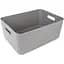 Ящик для хранения МВМ My Home FH-13 XL 360х257х160 мм серый (FH-13 XL GRAY) - миниатюра 1