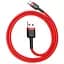 Дата кабель USB 2.0 AM to USB-C 0.5m 3A red Baseus (CATKLF-A09) - мініатюра 1