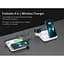 Зарядка Qi 4in1 Wireless Charger RGB X499 Phone/Watch/Earphones 15W Max белая - миниатюра 5