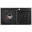 Кухонная мойка Mixxus MX7843-220x1.0-PVD-Black MX0565, Черный матовый - миниатюра 1
