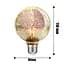 Лампочка светодиодная с эффектом фейерверка декоративная led лампочка C80-3D Е27 - миниатюра 4