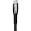 Кабель Baseus Glimmer Series USB-А to USB-C 100W 1m Black (CADH000401) [106120] - мініатюра 3