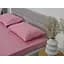 Простыня Ecotton Brindal Rose на резинке сатин 120х200 см розовая (24831) - миниатюра 2