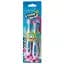 Зубна щітка Brush-Baby FlossBrush (3-6 років) Фламінго, на ніжці-липучці (подвійна упаковка) - мініатюра 1
