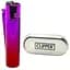 Запальничка Clipper Metal Fuchsia Shine - мініатюра 1