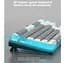 Клавіатура ігрова механічна Aula Mechanical F-3287 White-Grey Keycap KRGD Blue - мініатюра 4
