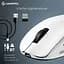Комп'ютерна мишка GamePro Asgard Surt Wireless/Bluetooth/USB White (GM017W) - мініатюра 7