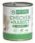 Вологий корм для цуценят усіх порід з куркою та кроликом Nature's Protection Puppy chicken & rabbit 400 г - мініатюра 1