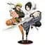 Акриловая фигурка Наруто Саске Naruto Sasuke 10 см AF N 10 - миниатюра 1