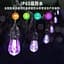 Уличная гирлянда с ретро-лампами LED RGB Edison 15 шт, 220V, 10 метров с переходником - миниатюра 7
