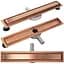 Душовий канал Rea Pure Neo 80 см brushed copper REA-G8022 - мініатюра 1