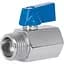 Кран кульовий міні Thermo Alliance Standart 1/2" ВЗ прямий, півметелик SD188W15 - мініатюра 1