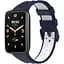 Ремешок DK Silicone Sport Band Classic Nike для Xiaomi Mi Band 7 Pro (blue / white) - миниатюра 1