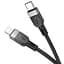 Дата кабель Hoco X109 Energy silicone Type-C to Lightning (2m) Black - мініатюра 3