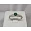 Золотое кольцо с бриллиантами и цаворитом. 121328 18,5 - миниатюра 2
