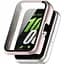 Чохол-накладка DK Пластик Soft-Touch Glass Full Cover Samsung Galaxy Fit3 (R390) (purple pink) - мініатюра 3