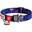 Нашийник для собак Waudog Nylon NASA21, з QR паспортом, металева пряжка-фастекс, M, 24-40х2 см - мініатюра 1