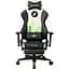 Геймерское кресло 1stPlayer Duke Black/White/Green [121648] - миниатюра 1