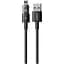 Кабель Baseus Display 2 Fast Charging Data Cable USB-A to iP 2.4A 1 м Чорний - мініатюра 1