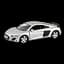 Машинка Uni-fortune Audi R8, 1:32, в асортименті (554046) - мініатюра 2