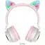 Бездротові навушники Hoco Cheerful Cat Ear Bluetooth W27 рожеві 6931474718464 - мініатюра 2
