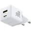 Мережевий зарядний пристрій Baseus Palm Fast Charger Type-C+USB 30W P1011160A213-00 White - мініатюра 5