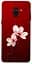 Чехол itsPrint Sakura red для Samsung A530 Galaxy A8 (2018) - миниатюра 1