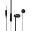 Наушники проводные WK Wired Earphone Wi90 1.2м черные - миниатюра 1